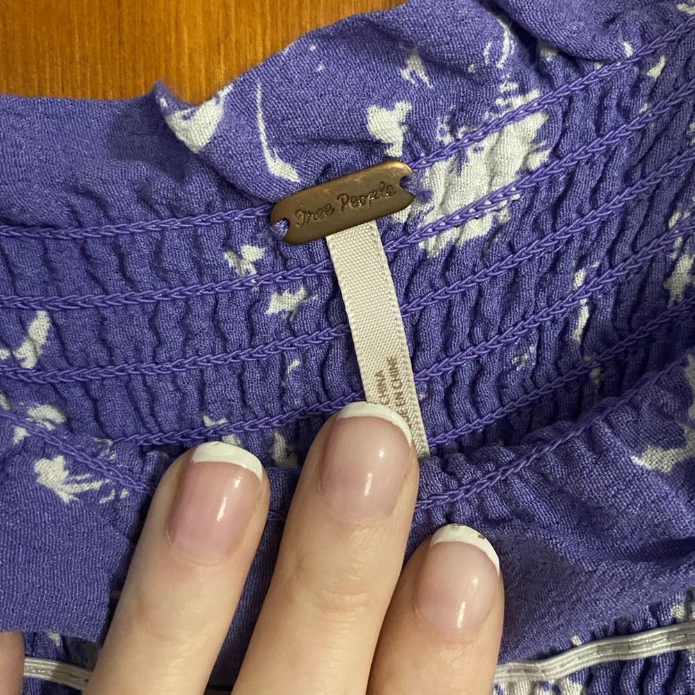 Free People Purple Floral Jumpsuit - Picture 4 of 9